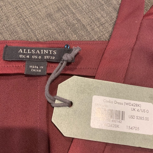 AllSaints Cold Shoulder Cadia Dress - Picture 6 of 6